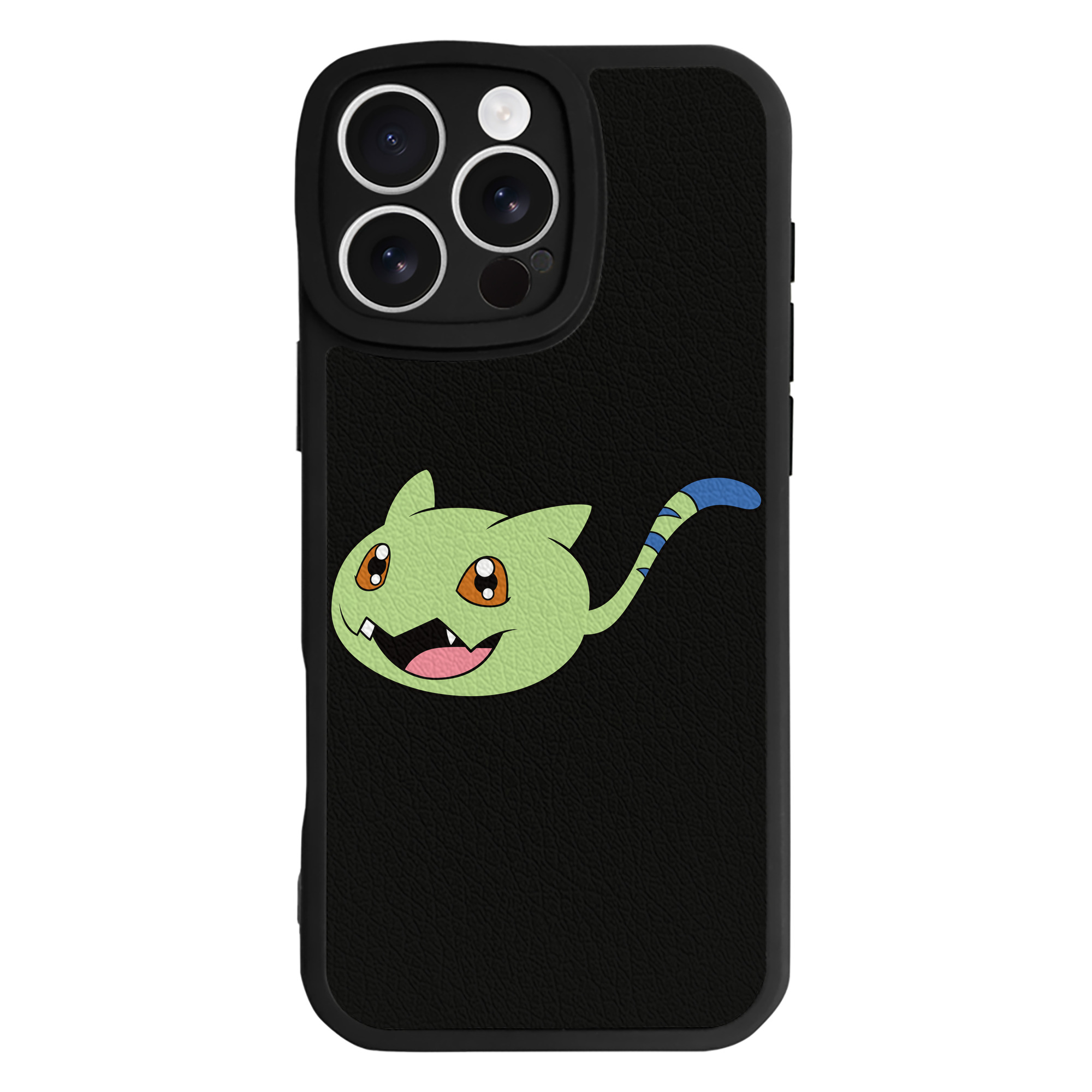 （画像用） Digimon デジタルモンスター/デジモン 【iPhone 16シリーズ対応】シリコンスマホケース（レザー調） 材質：シリコン